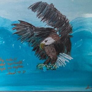 Majestic Eagle Canvas Art. Print